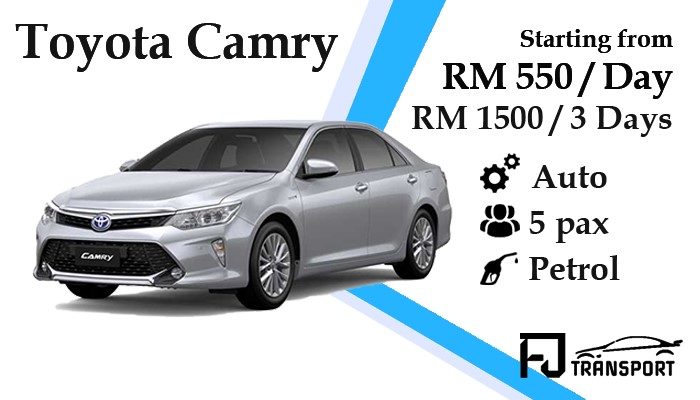 Kuching_car_rental_kereta_sewa_kuching_Fjtransport_Toyota_Camry
